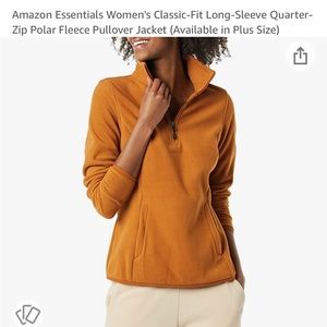 Amazon Essentials 1/4 zip with pockets. Size XXL. NWT